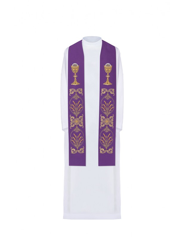 Embroidered stole - liturgical colors (42)
