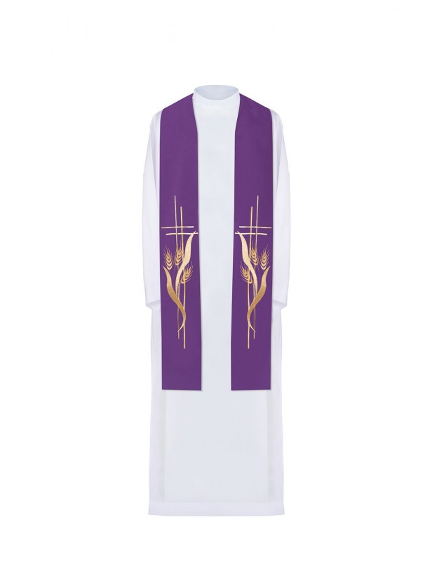 Embroidered stole - liturgical colors (83)