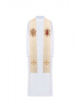 Embroidered stole - Heart of Jesus (159)