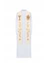 Embroidered stole - Chalice + IHS (411)