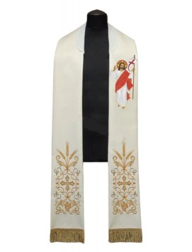 Gestickte Stola - Auferstandener Christus (84)