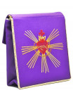 Purple Burse for Communion to the Sick – Sacred Heart Embroidery