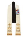 Estola bordada con San Cristóbal