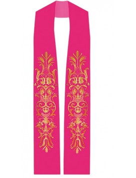 Ružičasta IHS štola + ukras