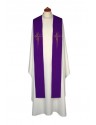 Stolă brodată pentru concelebrare - culori liturgice (2)
