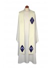 Embroidered Marian stole - velvet applications (3)