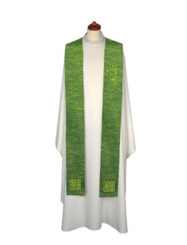 Κεντητό επιτραχήλιο, διακοσμημένο με πέτρες - λειτουργικά χρώματα (6)