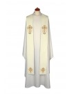 Embroidered stole - liturgical colors, rich embroidery (11)