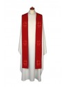 Embroidered stole - liturgical colors, Crosses embroidery (14)