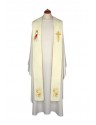 Embroidered Marian stole - Merciful Jesus (17)