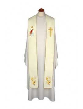Vyšitá mariánská štola - Milosrdný Ježíš (17)