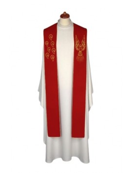 Embroidered stole - Symbols of the Holy Spirit (21)