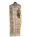 Embroidered stole with image of St. Joseph (4)