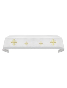 Toalha de altar bordada - Cruzes de Jerusalém