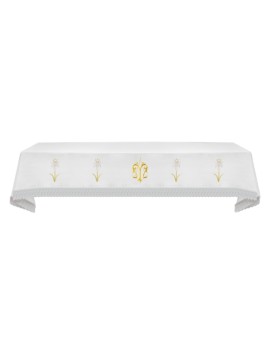 Besticktes Altartuch - Marianisches Motiv