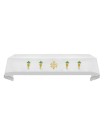 Embroidered altar cloth - IHS, grapes