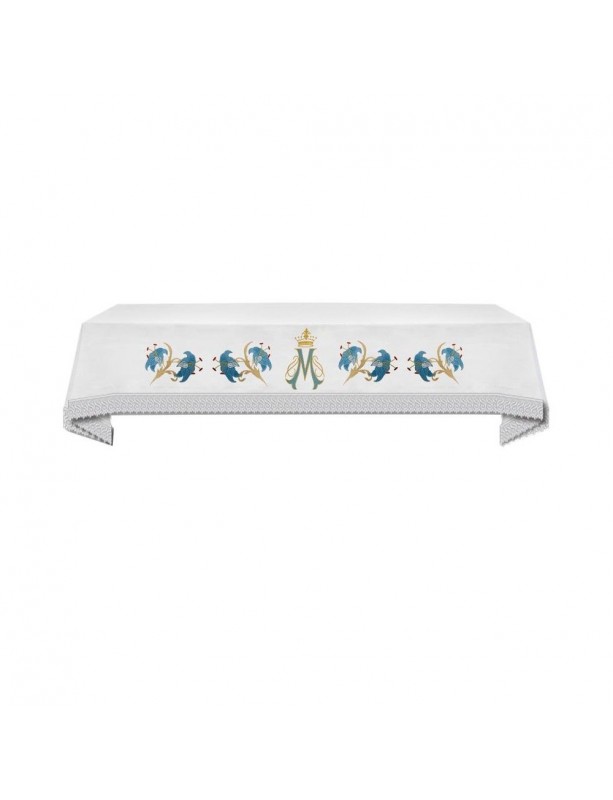 Embroidered altar cloth - Marian pattern (20)