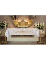 Altar cloth - embroidered symbol of the Cross