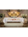 Altar cloth - embroidered Alpha and Omega symbol