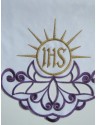 Embroidered altar cloth - IHS (59)