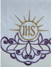 Embroidered altar cloth - IHS (59)