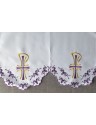 Tovaglia ricamata per altare - Croce (61)