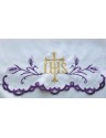 Embroidered altar cloth - IHS ears (75)