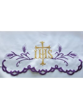 Paño de altar bordado - Orejas IHS