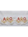 Embroidered altar cloth - Alpha Omega (76)