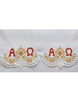 Pânză de altar brodată - Alpha Omega (76)