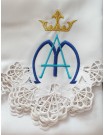 Embroidered Marian tablecloth (86)