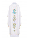 Marian Chasuble with Embroidered Crown and Symbols