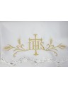 Nappe d'autel brodée - motif eucharistique (94)