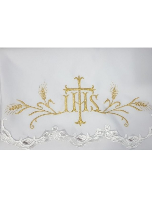 Embroidered altar cloth - Eucharistic pattern (94)