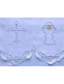 Embroidered altar cloth - Eucharistic pattern (97)