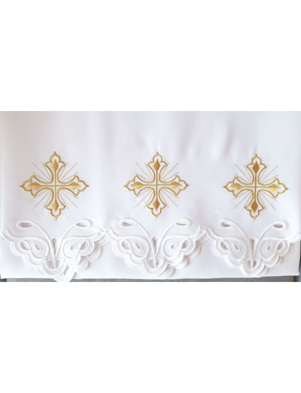 Vyšitá oltářní utěrka – eucharistický vzor
