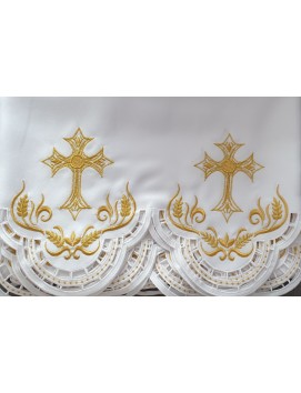 Embroidered altar cloth - Eucharistic pattern (104)