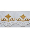 Embroidered altar cloth - eucharistic pattern (107)