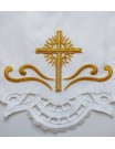 Embroidered altar cloth - eucharistic pattern (107)