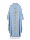 Marian Chasuble with Embroidered Crown and Symbols
