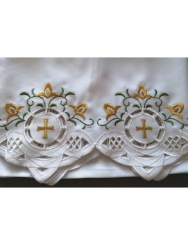 Embroidered altar cloth - Eucharistic pattern (109)