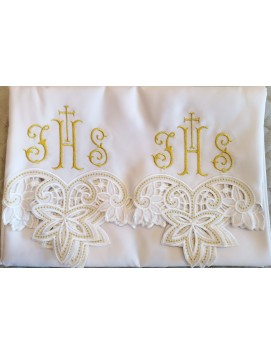 Embroidered altar cloth - Eucharistic pattern (112)