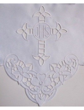 Gesticktes Altartuch - Eucharistisches Muster (113)