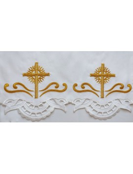 Embroidered altar cloth - Eucharistic pattern (116)
