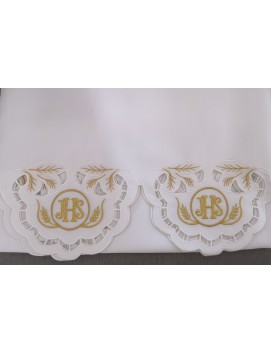 Embroidered altar cloth - Eucharistic pattern (122)