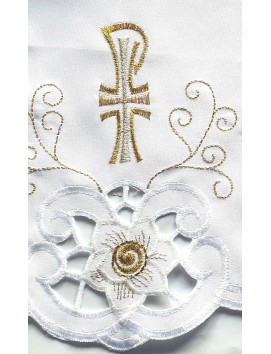 Embroidered altar cloth - Eucharistic pattern (129)