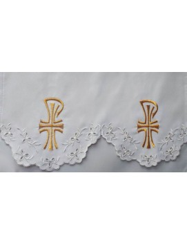 Gesticktes Altartuch - Eucharistisches Muster