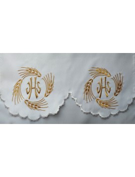 Gesticktes Altartuch - Eucharistisches Muster