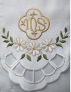 Embroidered altar cloth - Eucharistic pattern (143)