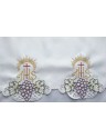 Embroidered altar cloth - Eucharistic pattern (148)
